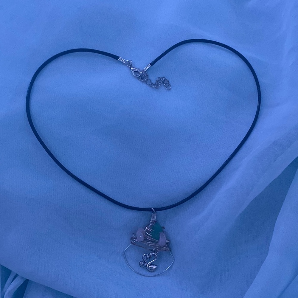 Swan necklace!